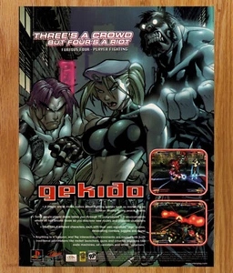 Gekido PS Interplay Fighting Riot - Video Game Print Ad / Poster Promo Art 1999 - Picture 1 of 3