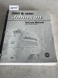 2003 & Older Johnson 40 50 HP 4-Stroke Models Factory Service Manual P/N 5005469 - Picture 1 of 7