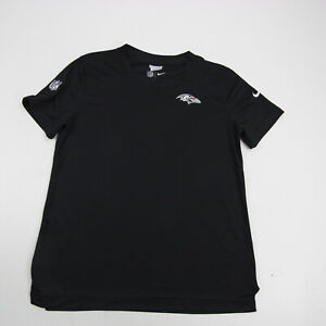 Baltimore Ravens Nike NFL On Field Dri-Fit Short Sleeve Shirt Youth Black Used