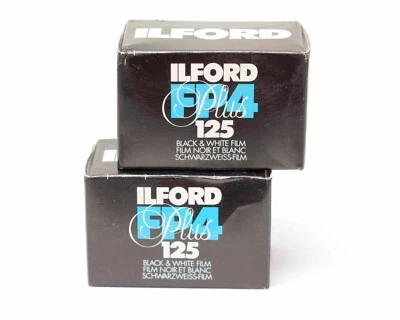 2 x  ILFORD FP4,  125ASA  22DIN  Schwarz/Weiß Film  2005/2006-OVP. Nr.676 - Bild 1 von 3