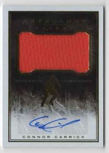 2015-16 Panini Anthology Sizeable Signatures Jersey Connor Carrick Auto 066/299