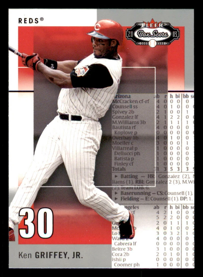 2003 Fleer Box Score #78 Ken Griffey Jr. (ref 234078) - Image 1 of 2