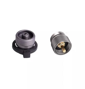 CAMPINGMOON Camping Grill Gas Stove Adapter of 1Lb Propane Adapter & Butane C... - Picture 1 of 6