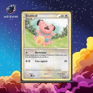 Carte Pokémon Snubull 71/95 ADL Appel des légendes Français - Picture 1 of 2