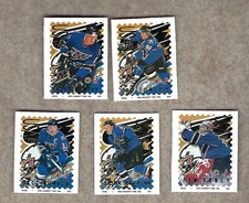 1996-97 NHL Pro Stamps Washington Capitols  5 stamp lot