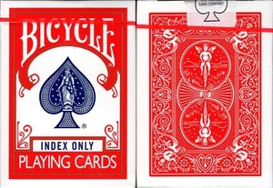Índice Solo Red Stripper Bicicleta Naipes Poker Tamaño Baraja USPCC Limited Nuevo - Imagen 1 de 7