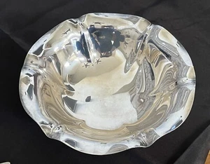 Vintage Reed & Barton Salem 1609 Footed Scalloped Silverplate Fruit Bowl - Picture 1 of 6