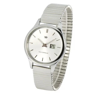 Elegante Damen Funkarmbanduhr (Junghans-Uhrwerk) Edelstahl Armbanduhr 964.4005 - Bild 1 von 1