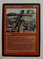 MTG Dwarven Catapult Fifth Edition 220 Regular Uncommon