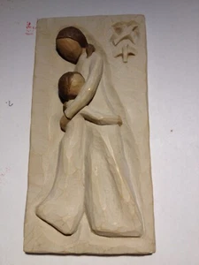 Willow Tree - Mother and Daughter - 2001 Plaque Wall Hanging 8" x 4" by Lordi - Picture 1 of 2