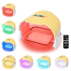 7 Colors Led Light Treatment Face Mask Therapy Beauty Device for Blemishes Acne - Picture 1 of 8