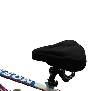 2Pcs Bike Seat Cushion Soft Sponge Anti-Slip Riding Comfort - Picture 1 of 17