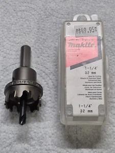 CORTADOR DE ORIFICIOS CON PUNTA DE CARBURO MAKITA 714077A 1-1/4 32 MM - Imagen 1 de 1