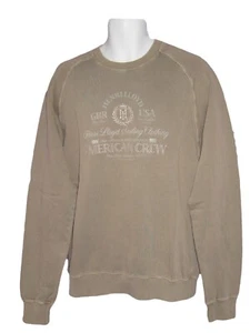 New Vintage HENRI LLOYD BMW American AURORA Crew Sailing Sweatshirt Khaki L - Picture 1 of 12