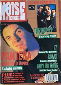 Noise of the Nineties Magazine - 1993 L7, Sugar, Pantera, Faith No More, Pixies. - Picture 1 of 4