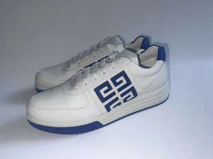 Givenchy G4 Low Leder Sneaker Herren weiß/royalblau Größe 45 - Bild 1 von 6