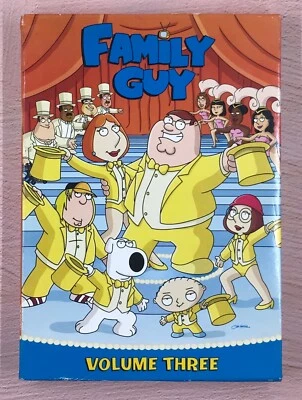 The Family Guy: Vol 3 DVD box set Seth MacFarlane Seth Green Stewie Peter - image 1 of 3