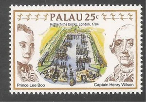 Palau #235c (A47) VF MNH - 1990 25c Rotherhithe Docks, England - Picture 1 of 1