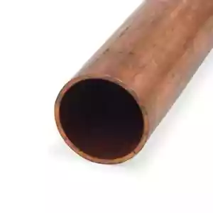 "Tubo redondo de cobre de 0,1875"" OD x 0,032"" de pared x 0,1235"" identificación 101: 12,0" - Imagen 1 de 3