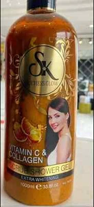 SK Duchess Vitamin C Collagen With Turmeric Extract Lightening scrub Shower Gel - Picture 1 of 1