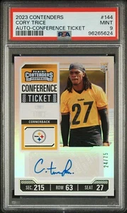 2023 Contenders Conference Ticket Auto #144 Cory Trice #24/75 - Picture 1 of 3