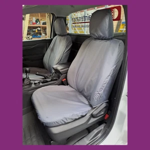 Tailored Waterproof Front Pair Grey Seat Covers for Ford Ranger Limited 2022+ - Picture 1 of 1