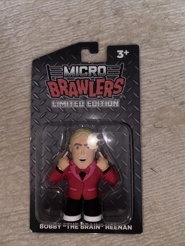 Bobby The Brain Heenan Micro Brawlers Pro Wrestling Crate Exclusive Figure, AEW Cover