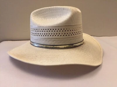 Western Express 硬壳带状牛仔帽墨西哥制造尺寸 6 5/8 — 第 1/4 张图片