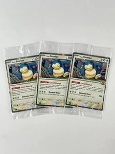 Hop's Snorlax 117/159 Exclusive EB Game Stamped Promo Journey Together x3 SEALED - Picture 1 of 2