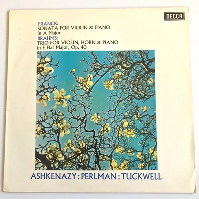 SXL 6408 Franck Violin Sonata Brahms Trio Ashkenazy Perlman Decca Stereo Vinyl - Image 1 of 4