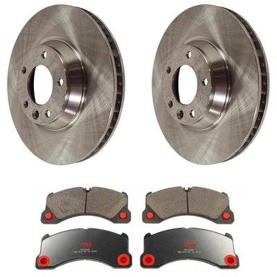 TRW 套件-072924-4398 2 轮组制动盘和刹车片套件适用于 Cayenne 09-10 — 第 1/4 张图片