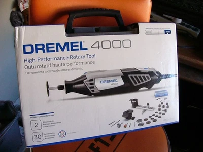 Dremel 4000 - 2/30  Variable Speed Rotary Tool Kit w 2 attachment 30 accessories - Image 1 of 4