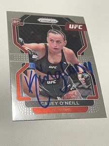 Casey O'Neill Signed Card UFC Panini Prizm JSA COA IP Auto Autographed a - Picture 1 of 3