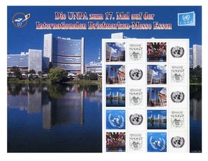 United Nations S16 Vienna 2007 Essen Expo Personalized Sheet - Picture 1 of 1