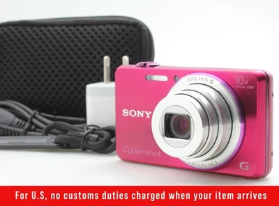 *English OK* Sony Cybershot DSC-WX170 Pink 18.2 MP Compact Digital Camera JAPAN - image 1 of 4