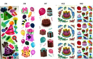 Pegatinas de álbum de recortes Sandylion de colección raras para fiesta de cumpleaños. Elige tu diseño - Imagen 1 de 6