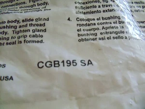 ACCESORIOS DE LA SERIE CGB195 SA CG COOPERA CROUSE HINDS  - Imagen 1 de 5