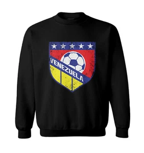 Venezuela Soccer - Distressed Venezuelan Badge Pride Toddler Crewneck Sweater - Picture 1 of 8
