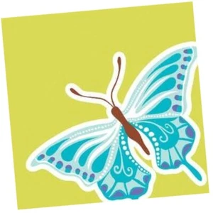 Butterflies Napkins Beverage 18CT - Picture 1 of 1