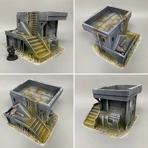 BUNKER COMMAND CENTRE WARHAMMER 40,000 TERRAIN SCI-FI WARGAMING TOWER INDUSTRIAL - Picture 1 of 10