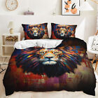 Lion Doona Quilt Cover Bedding Set Bedroom Decor