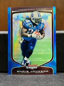 CHRIS JOHNSON 2009 Bowman Chrome BLUE Refractor #35 Tennessee Titans /150 - Picture 1 of 2