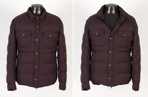 Brunello Cucinelli Nylon / Down Puffer Jacket Coat - Purple - $3950 Retail - Picture 1 of 22