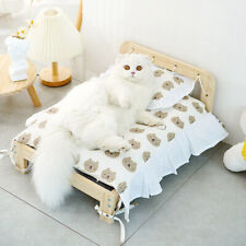 Solid Wood Cat Bed Small Dog Cat Litter Solid Wood Available