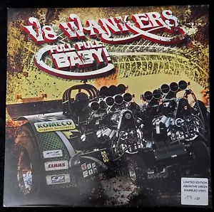 V8 WANKERS Full Pull, Baby! RARE BLUE LP *NEW* Boozed,TheCarburetors,Motorhead - Picture 1 of 6