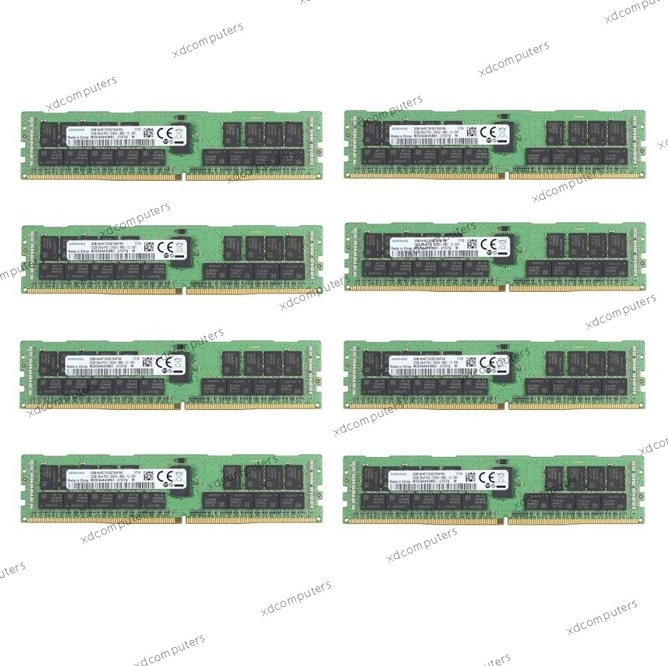 2x 4x 8x Samsung 32GB 2666MHz PC4-2666V DDR4 ECC REG RAM RDIMM Server Memory - Image 1 of 1