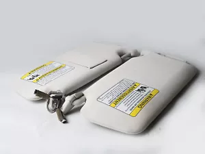 2010 - 2014 Subaru Legacy Sun Shade Visor Interior Set Of 2 Lh Rh Front Oem - Picture 1 of 9