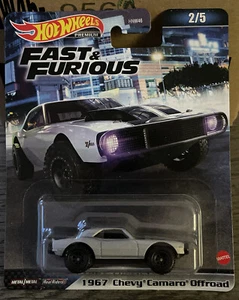 2023 Hot Wheels Premium Fast & Furious 1967 Chevy Camaro Offroad Silver 2/5 New - Picture 1 of 1