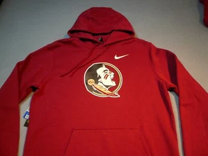 Nike Florida State Seminoles Fleece Club BRAND NEW Hoodie NWT FSU Noles M 2XL - Picture 1 of 11