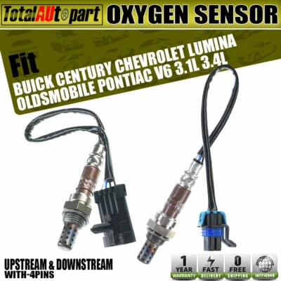 2 sensores de oxígeno para Buick Century Lesabre Chevrolet Lumina aguas arriba y aguas abajo Foto 1 de 4